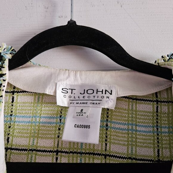 St. John Collection by Marie Gray Knit Blazer (Size 6) - Picture 7 of 16